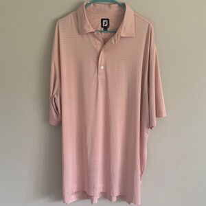FootJoy Men's Dusty Pink Golf Polo